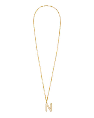The Very Big Puffy Initial Necklace