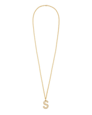The Very Big Puffy Initial Necklace