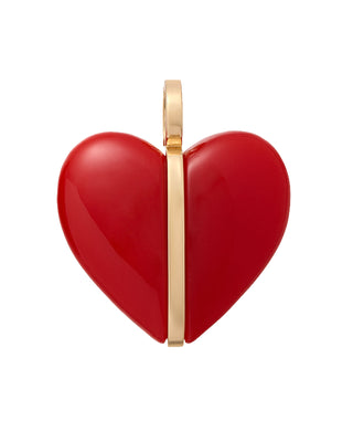 The Big Stone Heart Charms