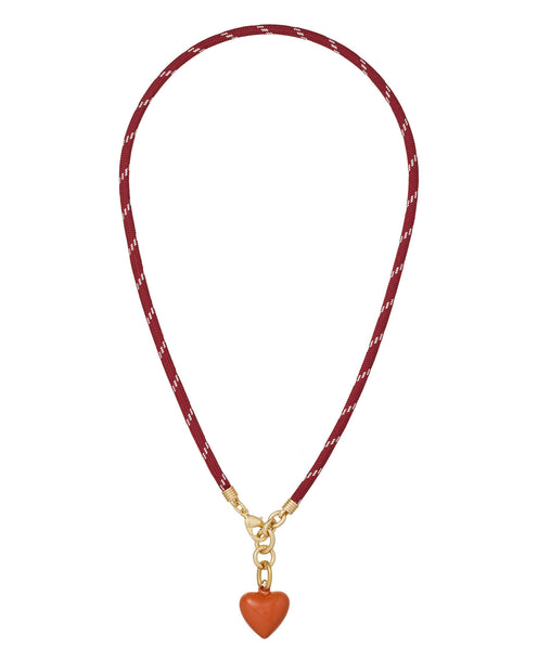 The Happy Cord Charm Necklace