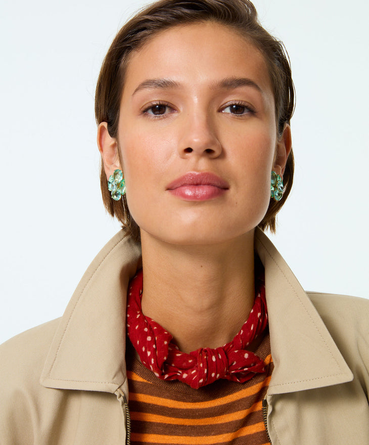 The Crystal Cluster Earrings