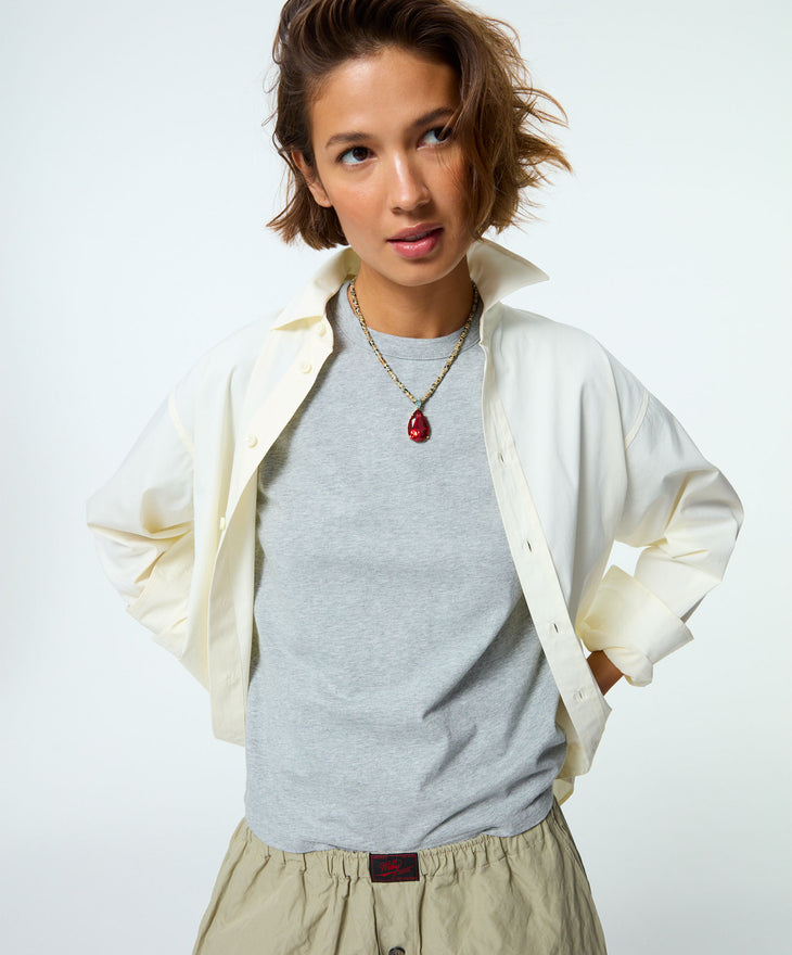 The Large Pear Crystal Charm