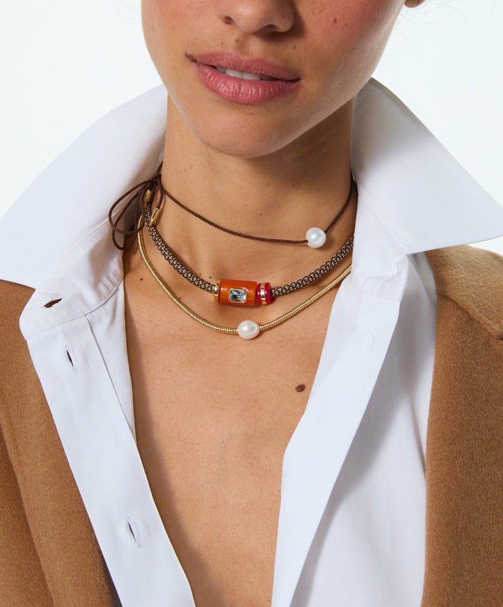 The Cylinder Cord Necklace