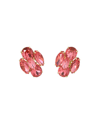 The Crystal Cluster Earrings