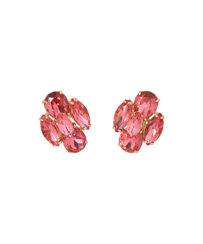 The Crystal Cluster Earrings