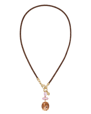 Crystal Granita Le Petite Cord Necklace