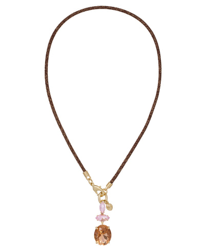 Crystal Granita Le Petite Cord Necklace