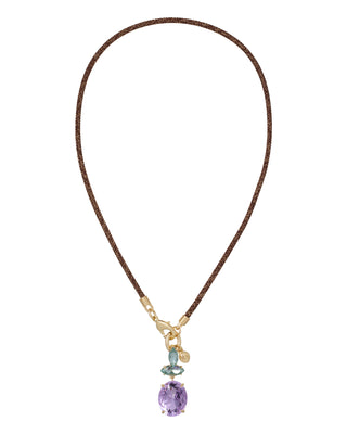Crystal Granita Le Petite Cord Necklace