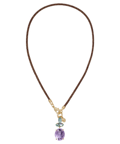 Crystal Granita Le Petite Cord Necklace