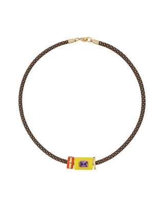 The Cylinder Cord Necklace
