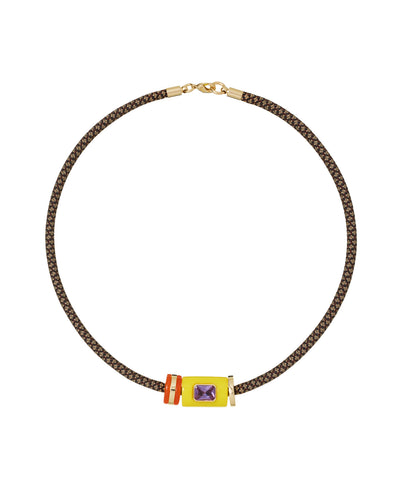 The Cylinder Cord Necklace