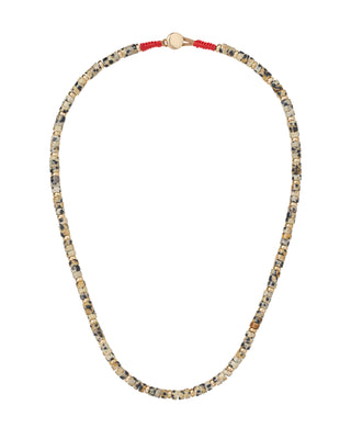 The Dalmation Jasper Heishi Necklace
