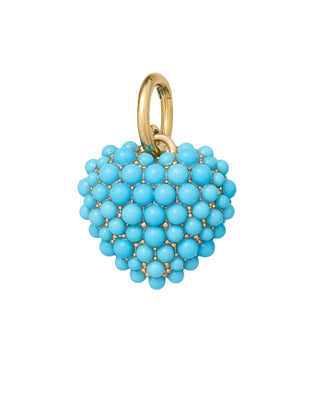 The Encrusted Heart Charms