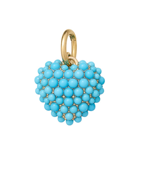 The Encrusted Heart Charms