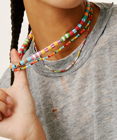 Roxanne Assoulin Feeling Groovy Candy Necklace Product on Model