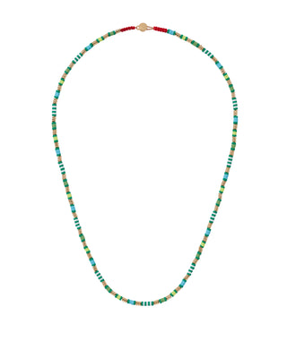 Roxanne Assoulin men's green beaded necklace