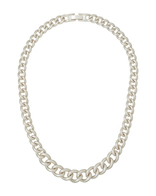 The Graduated Link Necklace in Silver