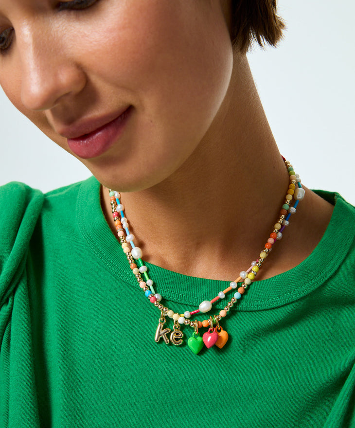 The Happy Baby Bead Necklace Duo
