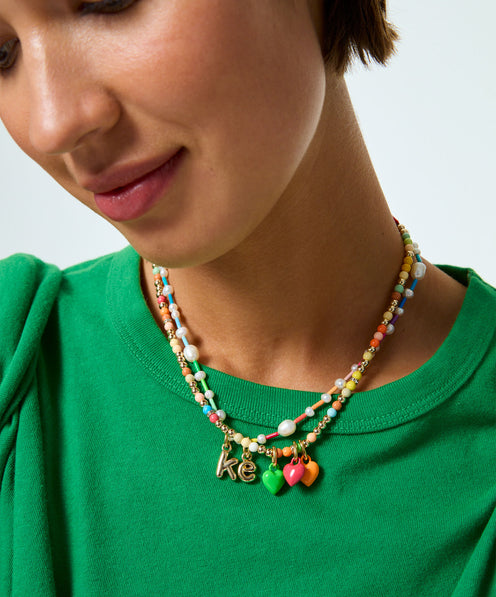 The Happy Baby Bead Necklace Duo