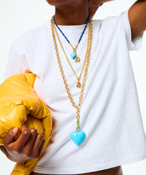 The Puffy Initial Necklace