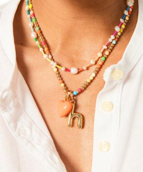 The Happy Baby Bead Charm Necklace