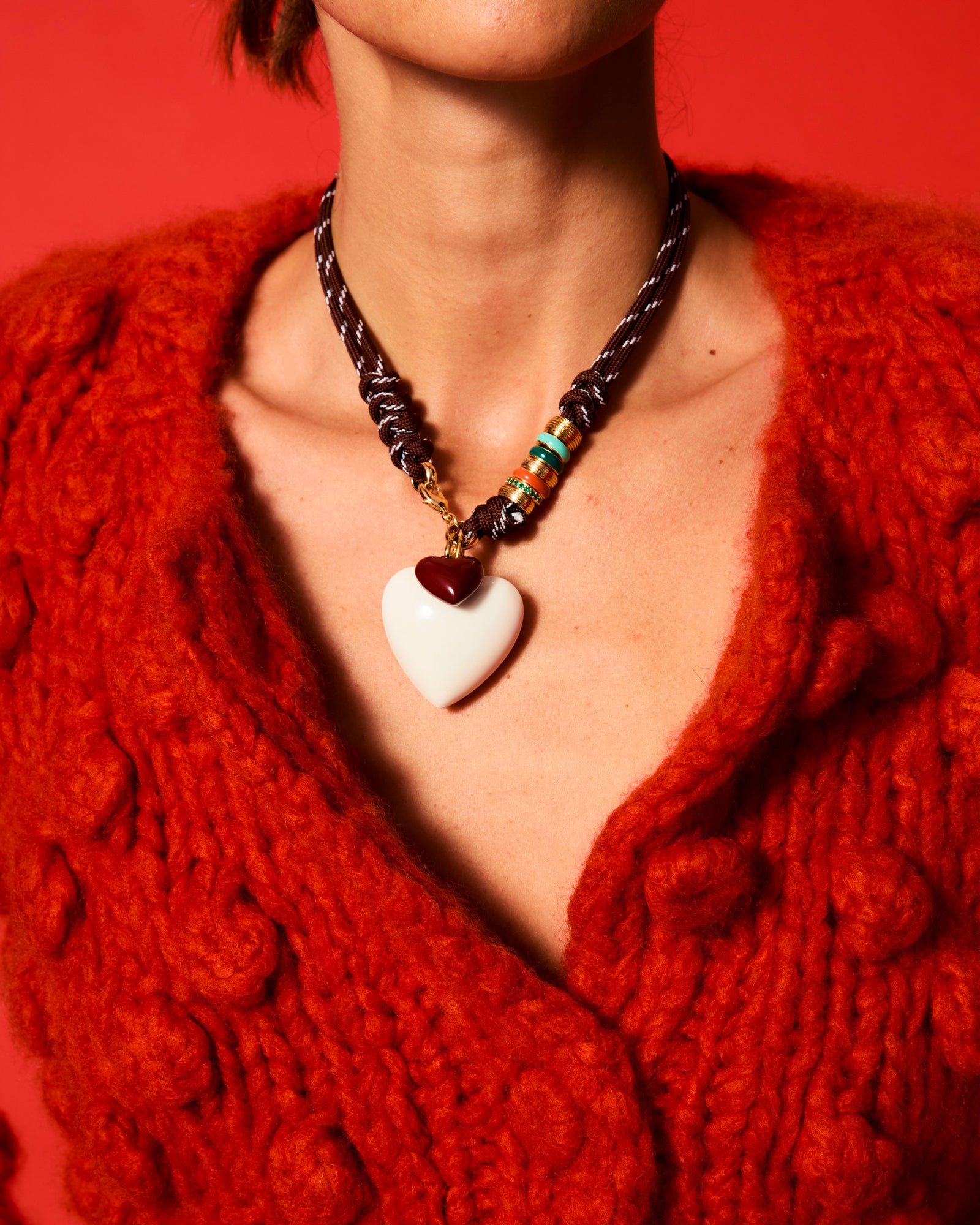 The Super Size Happy Cord Necklace – Roxanne Assoulin