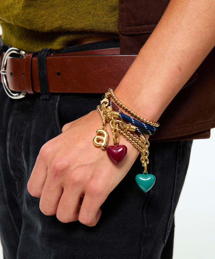 The Happy Cord Charm Bracelet
