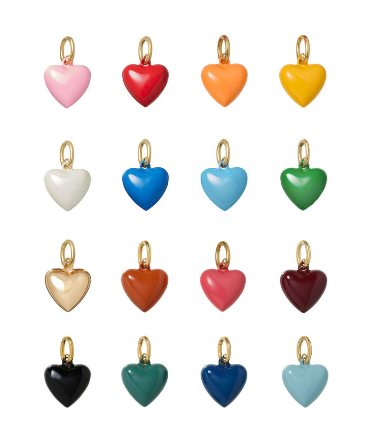 The Mini Puffy Heart Charms