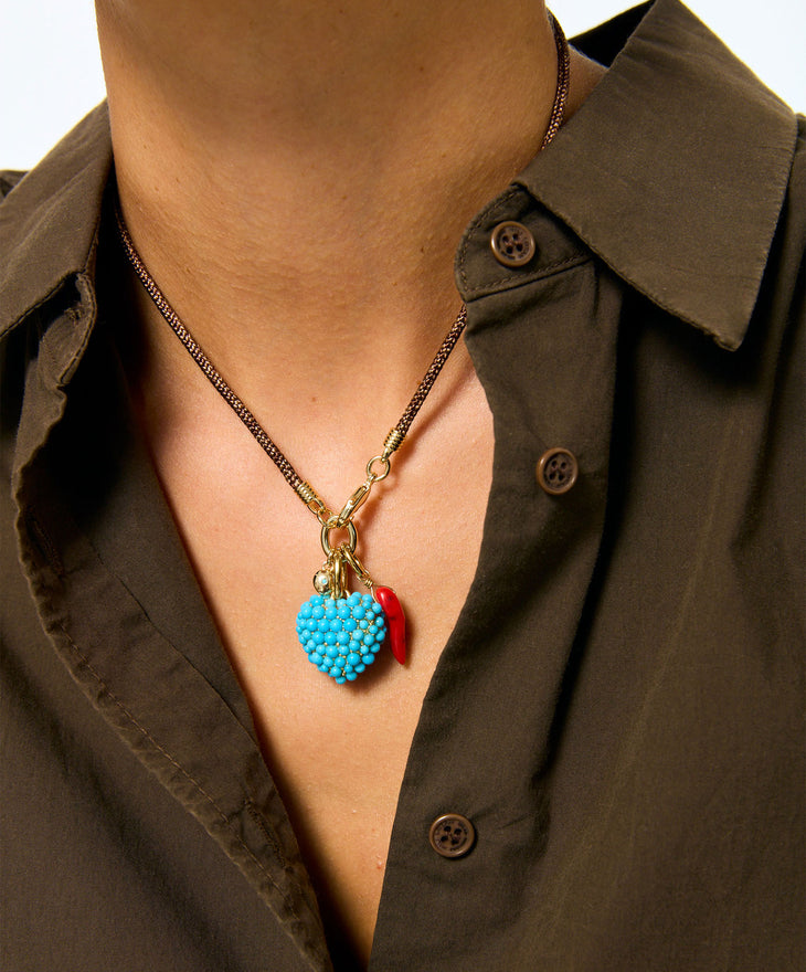 The Itsy Bitsy Happy Cord Charm Necklace