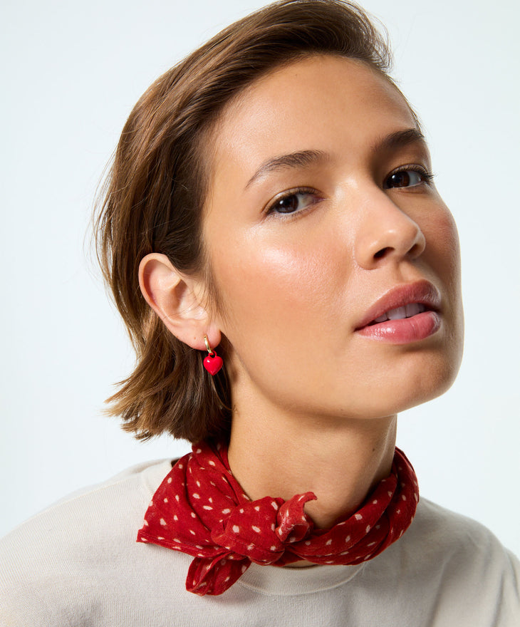 The Itsy Bitsy Heart Earrings