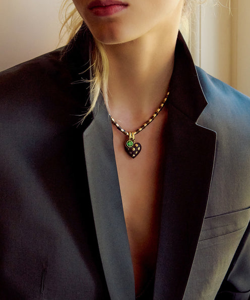 The Semi Precious Heishi Necklace