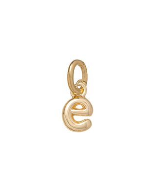 The Itsy Bitsy Puffy Initial Charms