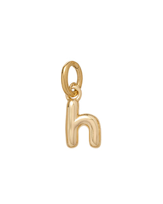 The Itsy Bitsy Puffy Initial Charms