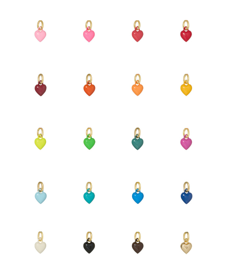 The Itsy Bitsy Puffy Heart Charms