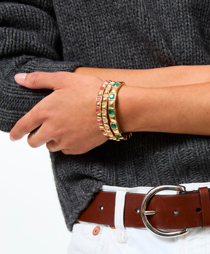 The Jeweled Bracelet Stack