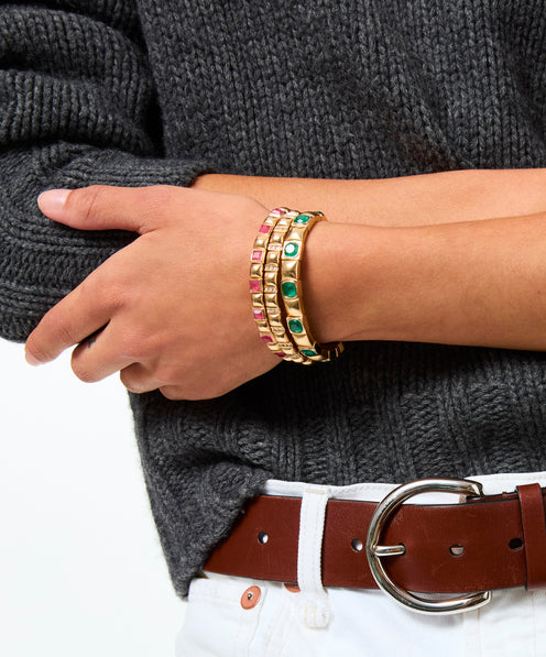 The Jeweled Bracelet Stack