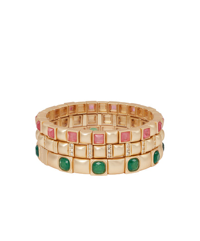 The Jeweled Bracelet Stack