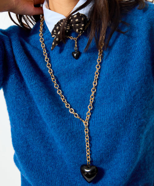 The Big Puffy Heart Charm Necklace