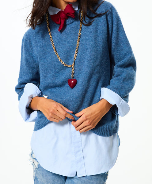 The Big Puffy Heart Charm Necklace