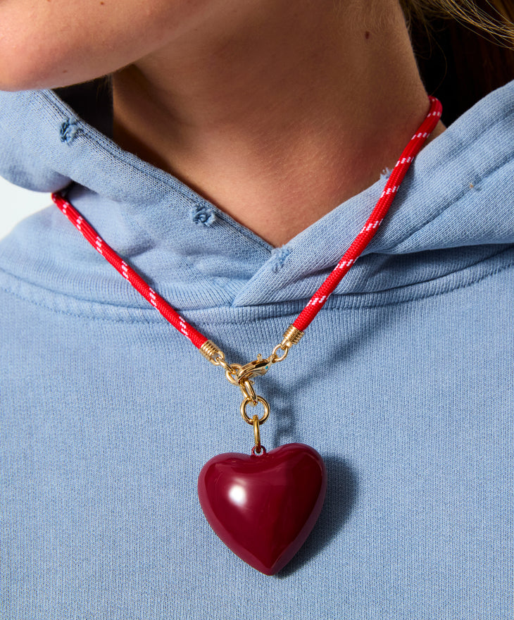 The Happy Cord Charm Necklace