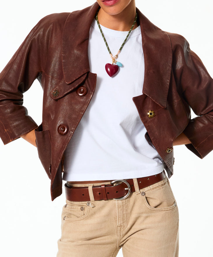 The Happy Cord Charm Necklace