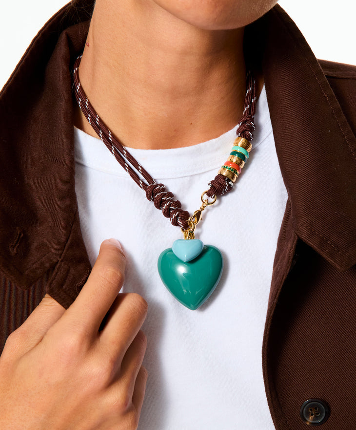 The Super Size Happy Cord Necklace