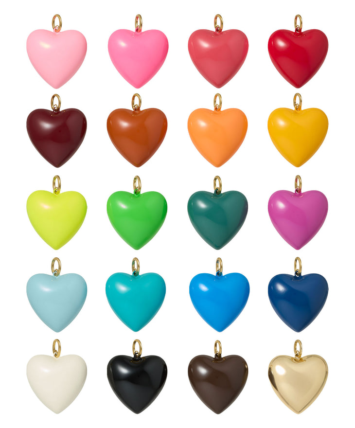 The Big Puffy Heart Charms