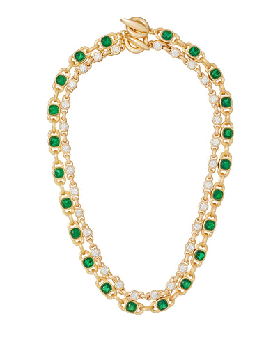 The Jeweled Link Necklace Set