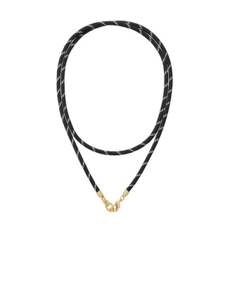 The Long Happy Cord Charm Necklace
