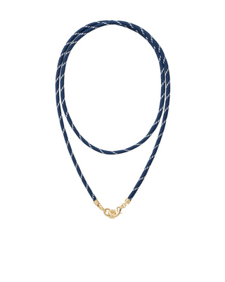 The Long Happy Cord Charm Necklace