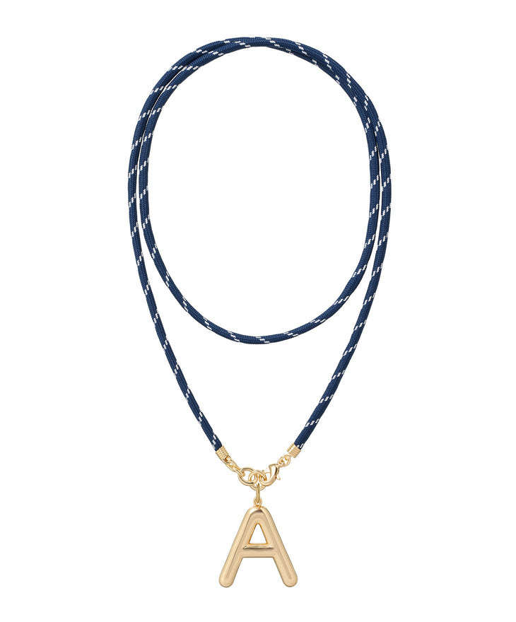 The Long Happy Cord Charm Necklace