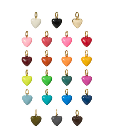 The Mini Puffy Heart Charms