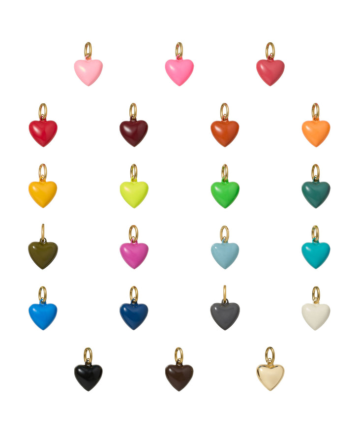 The Mini Puffy Heart Charms