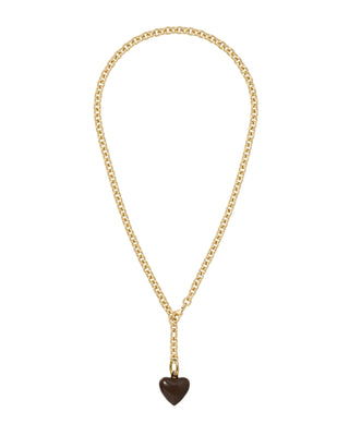 The Mini Puffy Heart Charm Necklace